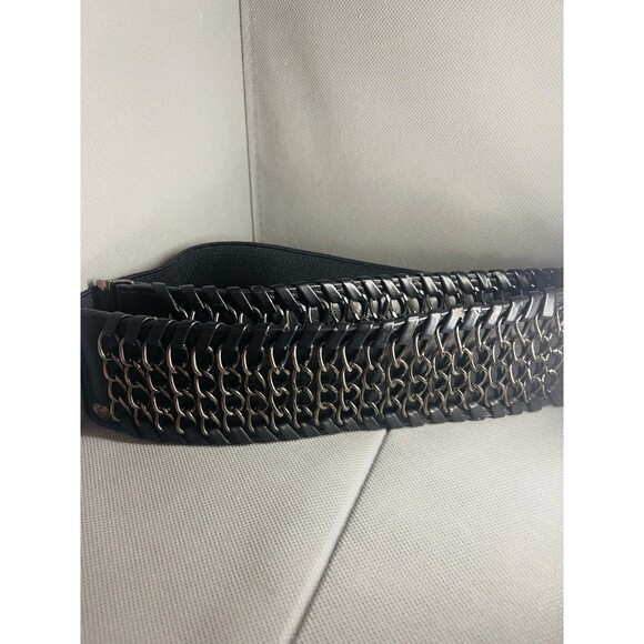 New Cabi Belt Stretch Belt Black And Leopard Print 33in main image 7